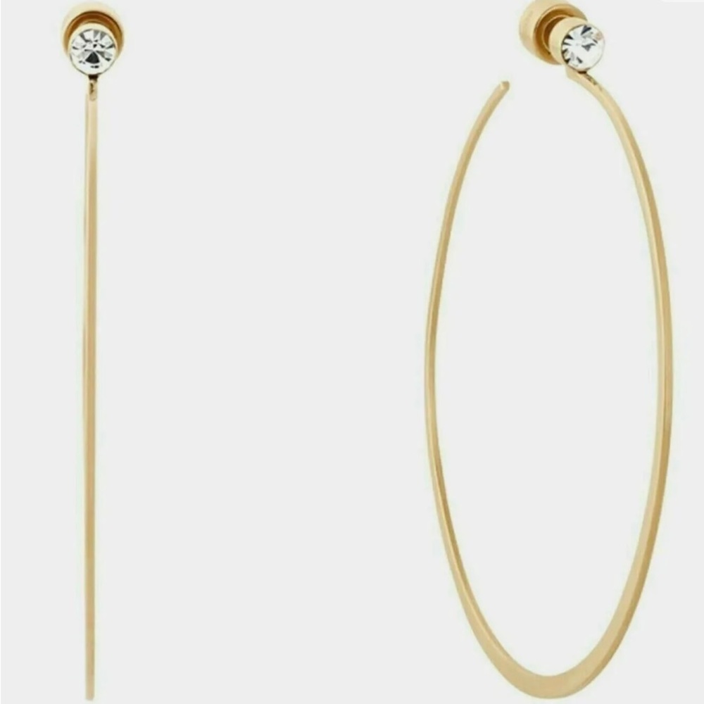 Michael Kors Fashion Gold-Tone Hoop Earring